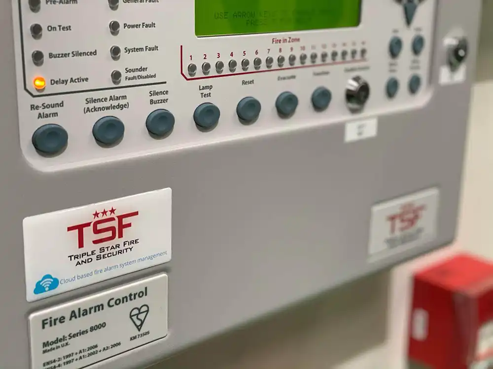 Triple Star Fire and Security Fire Alarm Panel